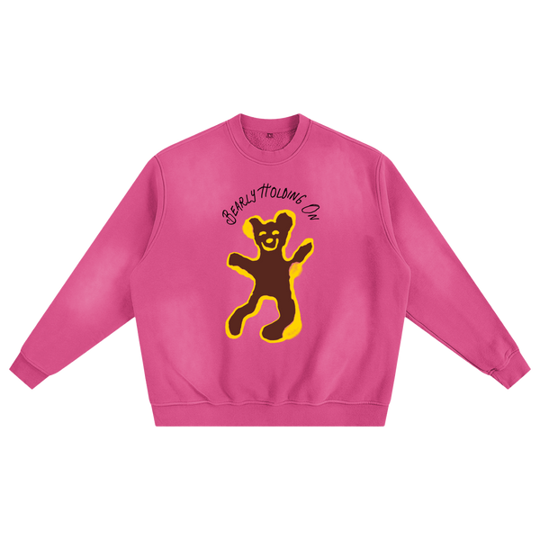 Bearly Holding On Crewneck